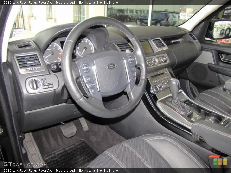 Ebony/Lunar Stitching Interior Prime Interior for the 2010 Land Rover Range Rover Sport Supercharged #69613012