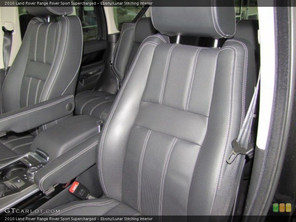 Ebony/Lunar Stitching Interior Front Seat for the 2010 Land Rover Range Rover Sport Supercharged #69613021