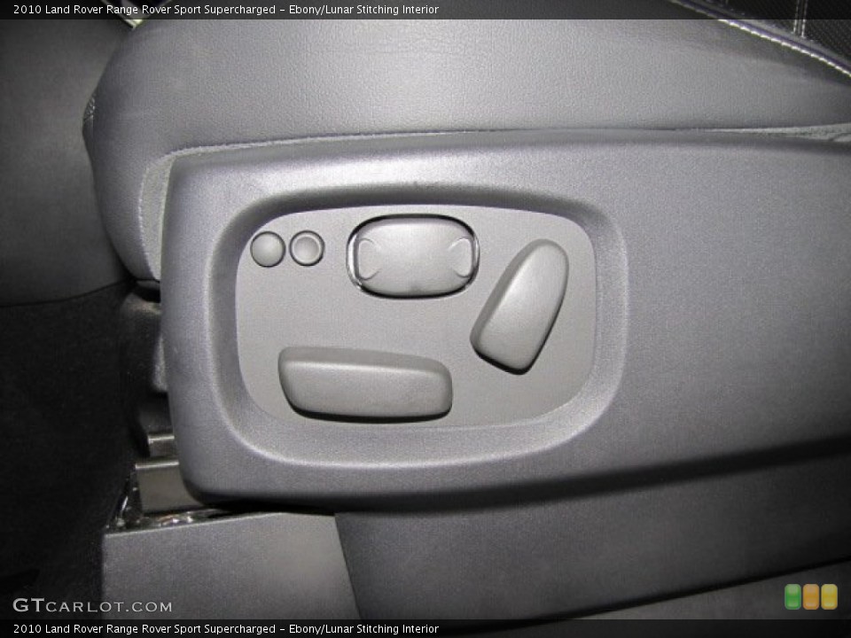 Ebony/Lunar Stitching Interior Controls for the 2010 Land Rover Range Rover Sport Supercharged #69613030