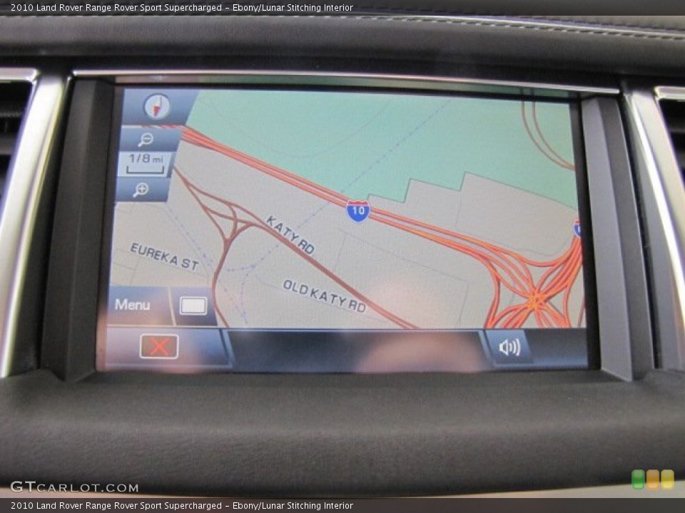Ebony/Lunar Stitching Interior Navigation for the 2010 Land Rover Range Rover Sport Supercharged #69613075