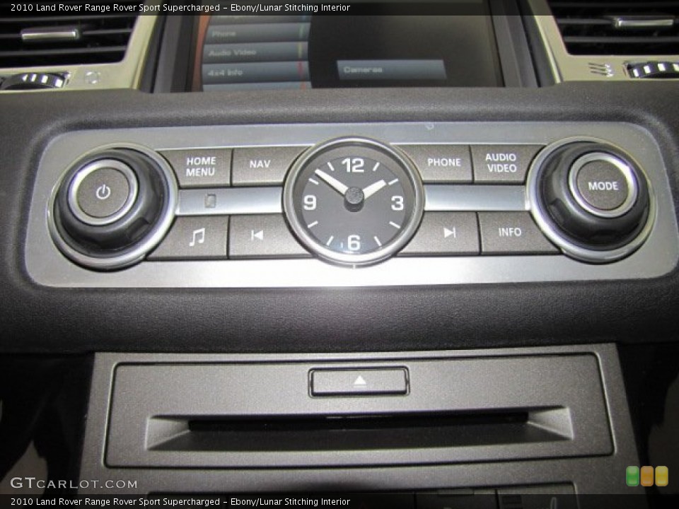 Ebony/Lunar Stitching Interior Controls for the 2010 Land Rover Range Rover Sport Supercharged #69613102