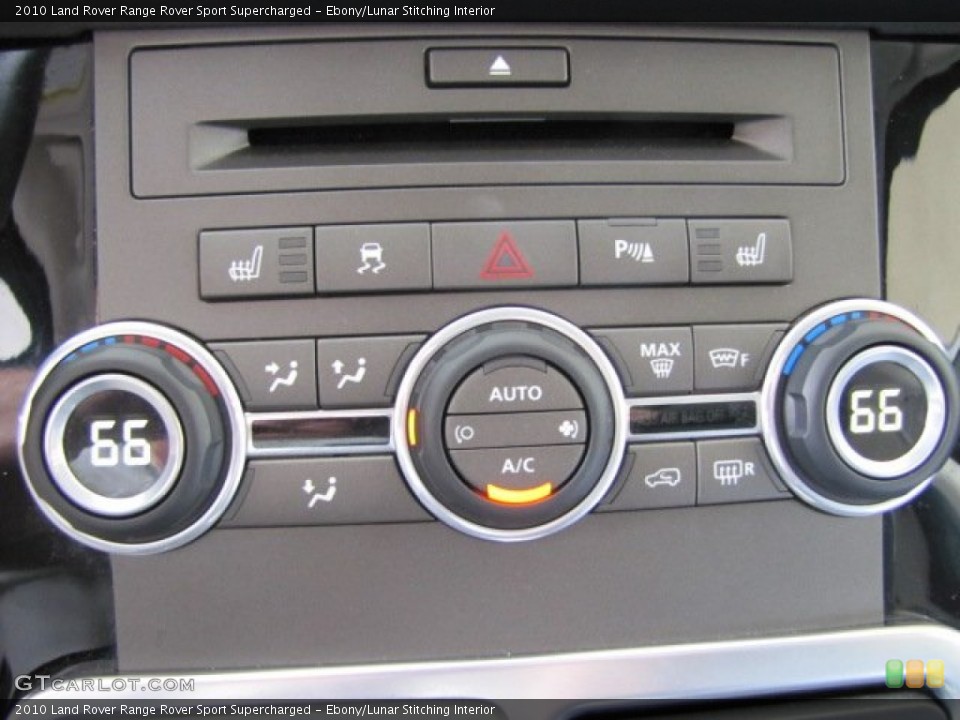 Ebony/Lunar Stitching Interior Controls for the 2010 Land Rover Range Rover Sport Supercharged #69613120