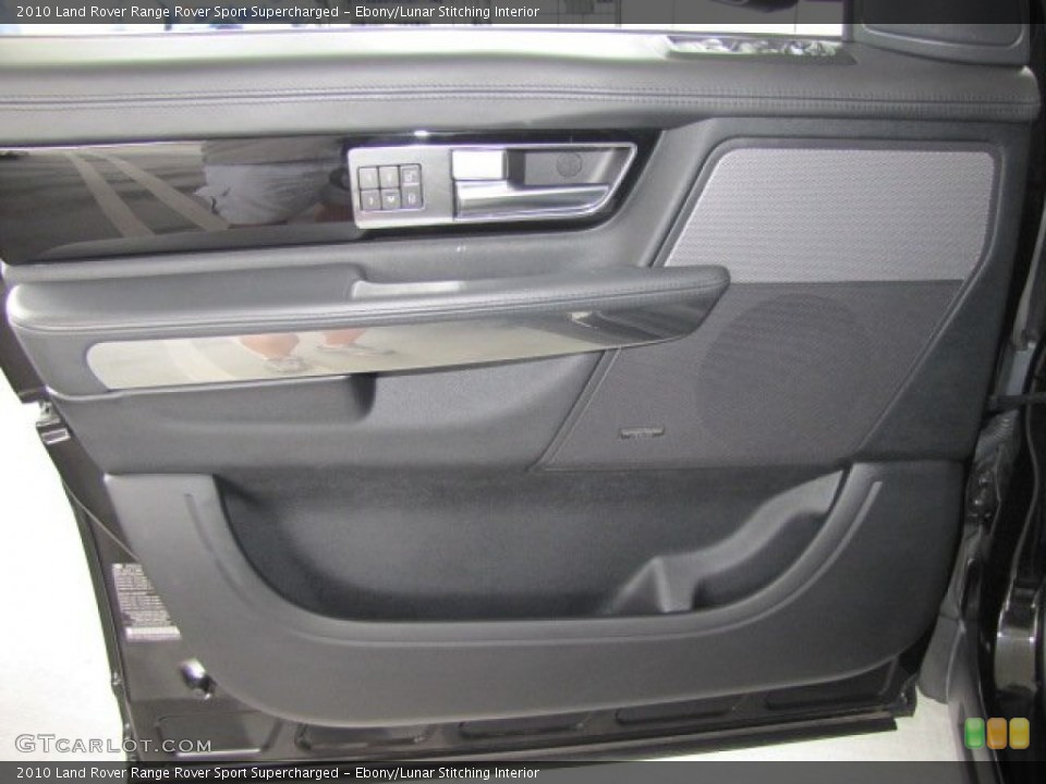 Ebony/Lunar Stitching Interior Door Panel for the 2010 Land Rover Range Rover Sport Supercharged #69613162