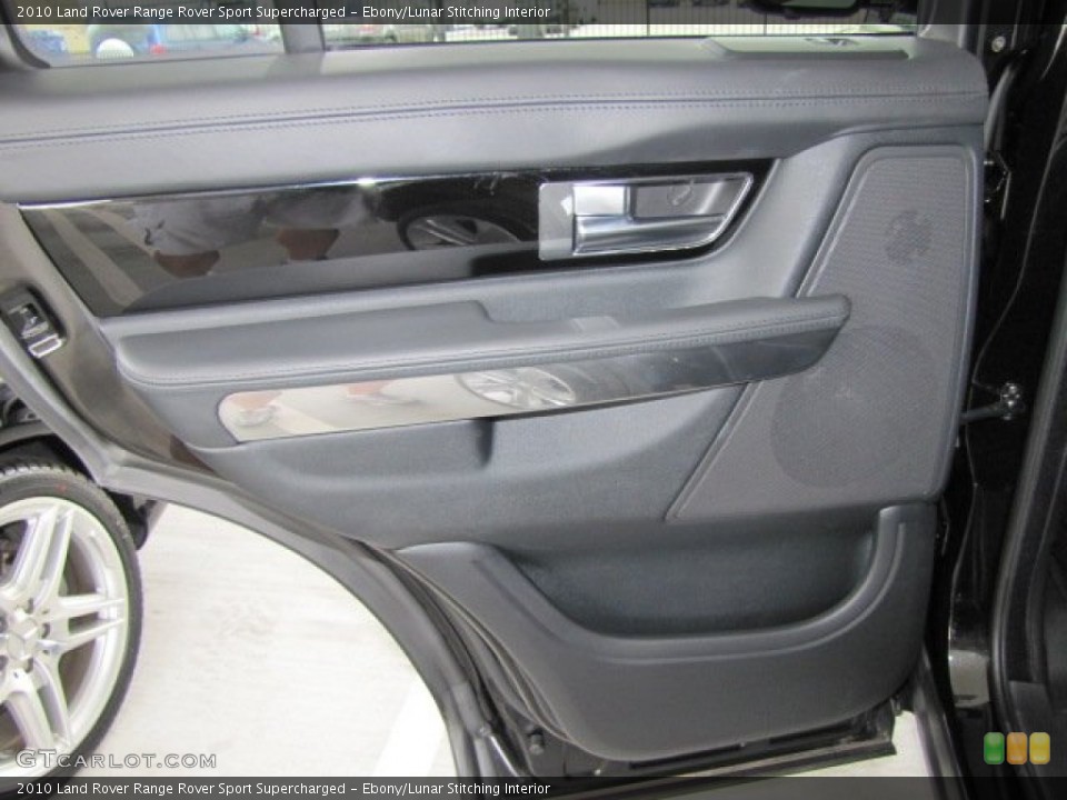 Ebony/Lunar Stitching Interior Door Panel for the 2010 Land Rover Range Rover Sport Supercharged #69613171