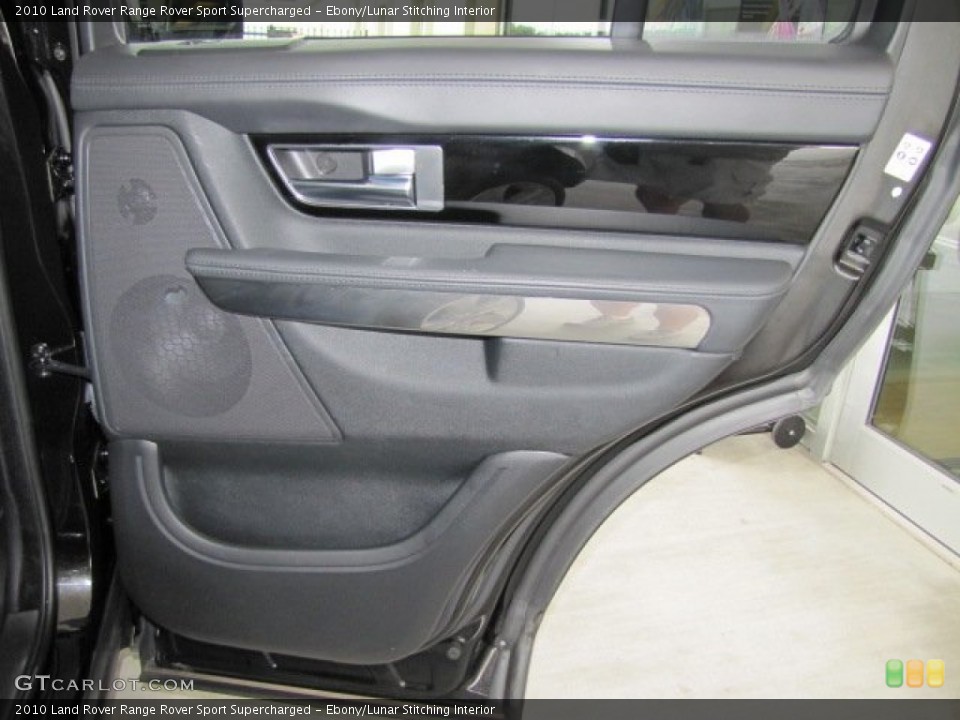 Ebony/Lunar Stitching Interior Door Panel for the 2010 Land Rover Range Rover Sport Supercharged #69613180