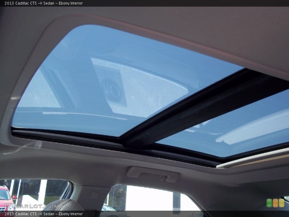 Ebony Interior Sunroof for the 2013 Cadillac CTS -V Sedan #69613930