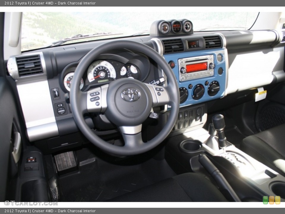 Dark Charcoal Interior Dashboard for the 2012 Toyota FJ Cruiser 4WD #69615523