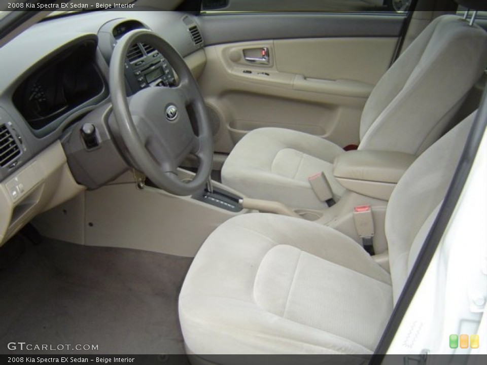 Beige Interior Photo for the 2008 Kia Spectra EX Sedan #69620169