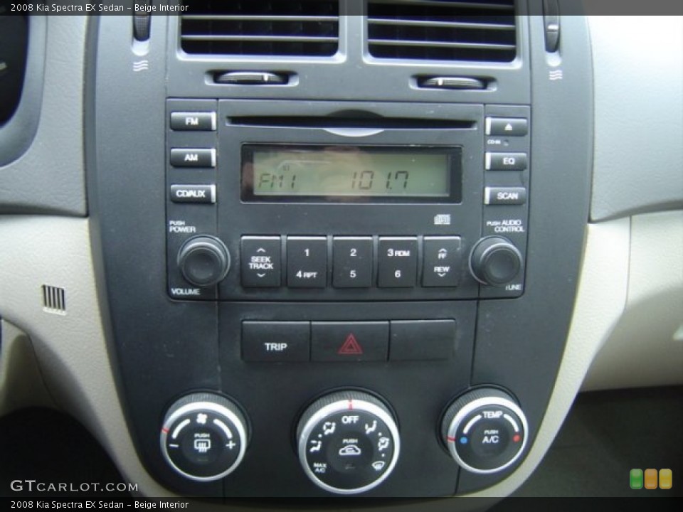 Beige Interior Audio System for the 2008 Kia Spectra EX Sedan #69620193
