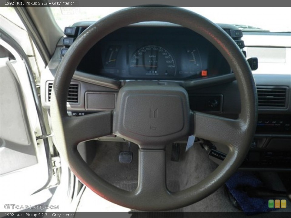 Gray Interior Steering Wheel for the 1992 Isuzu Pickup S 2.3 #69620601