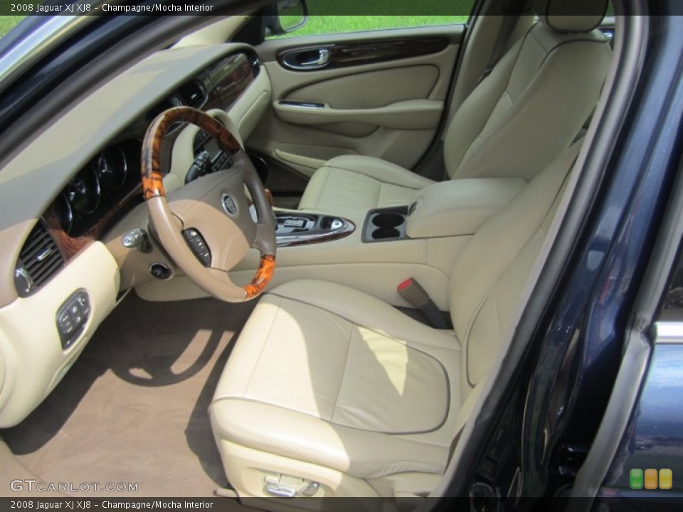 Champagne/Mocha Interior Photo for the 2008 Jaguar XJ XJ8 #69621405