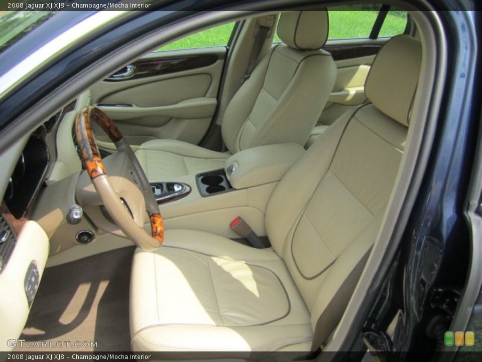 Champagne/Mocha Interior Front Seat for the 2008 Jaguar XJ XJ8 #69621411