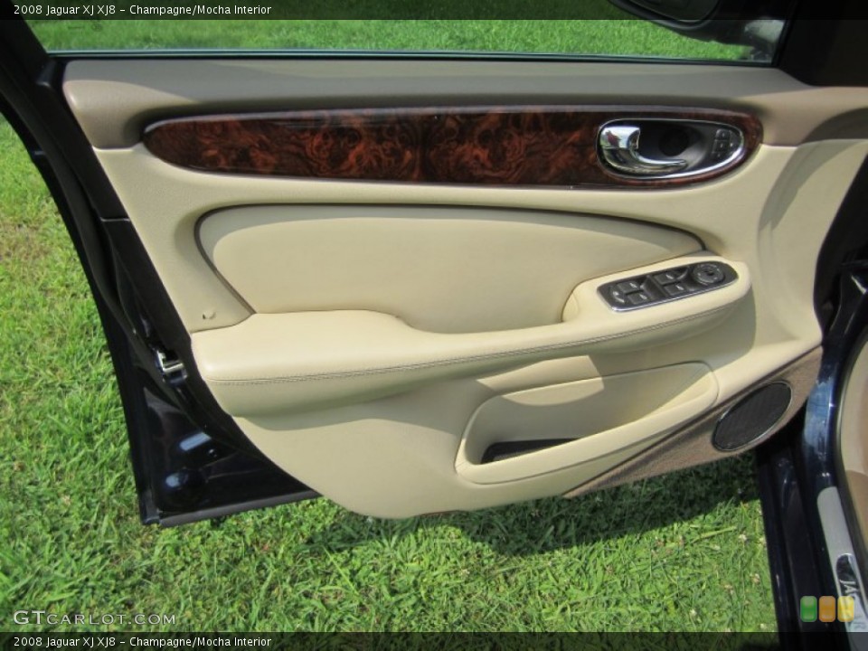 Champagne/Mocha Interior Door Panel for the 2008 Jaguar XJ XJ8 #69621417