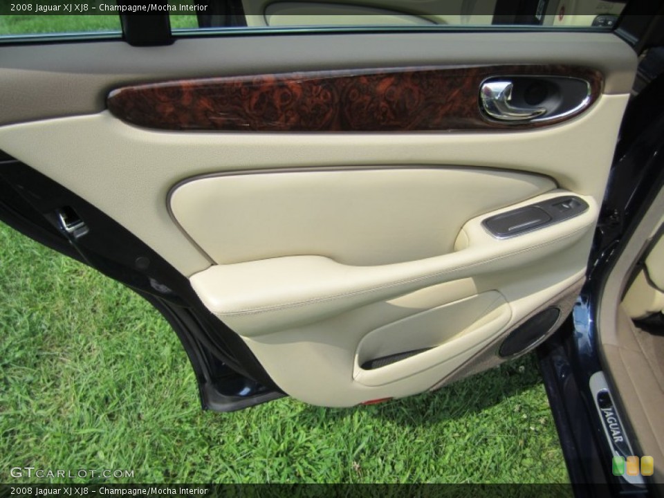 Champagne/Mocha Interior Door Panel for the 2008 Jaguar XJ XJ8 #69621429