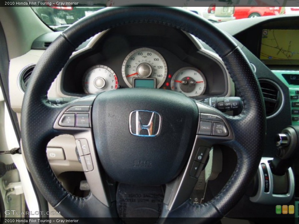 Gray Interior Steering Wheel for the 2010 Honda Pilot Touring #69622990