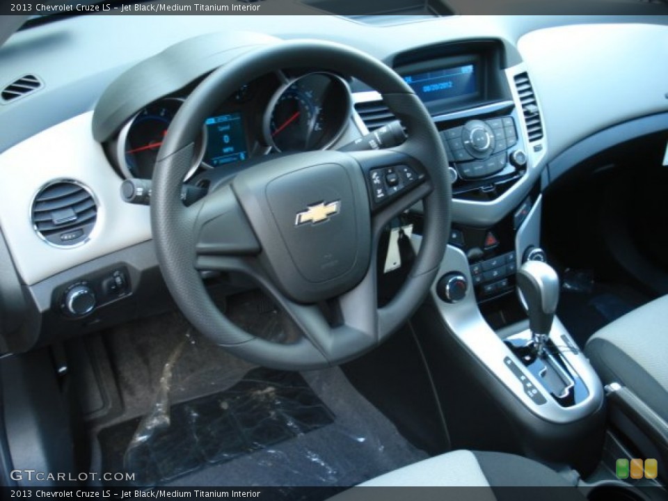Jet Black/Medium Titanium Interior Dashboard for the 2013 Chevrolet Cruze LS #69623728