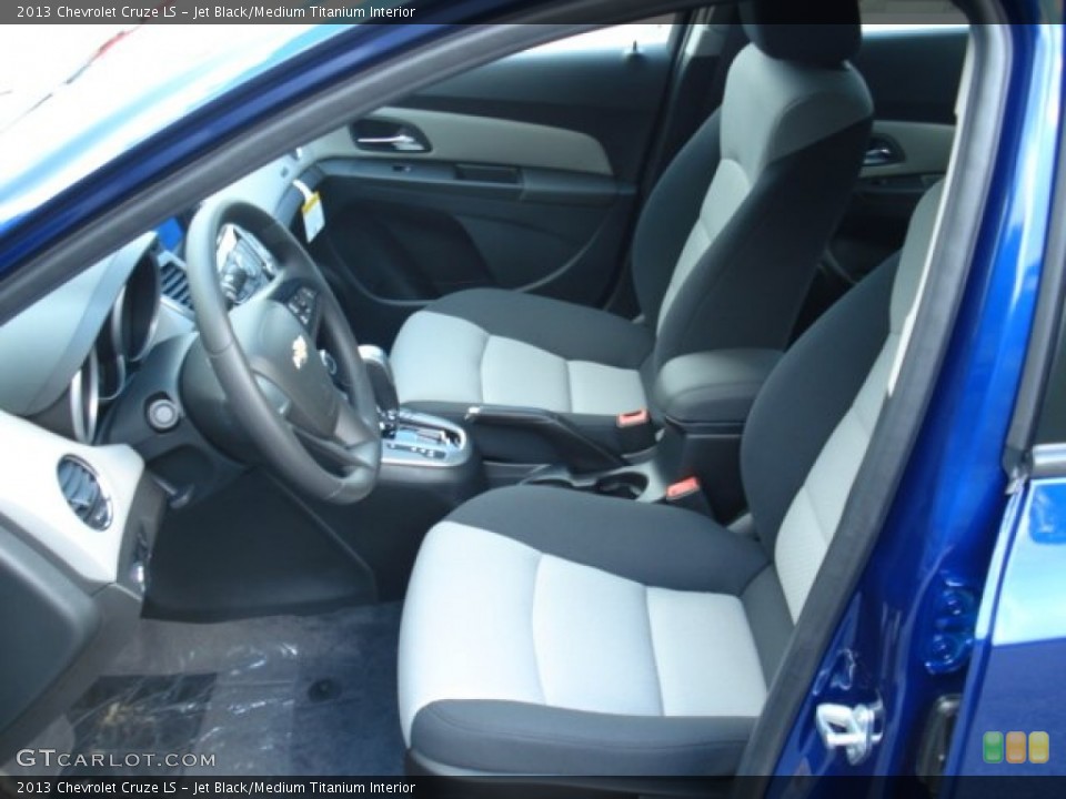 Jet Black/Medium Titanium Interior Front Seat for the 2013 Chevrolet Cruze LS #69623737
