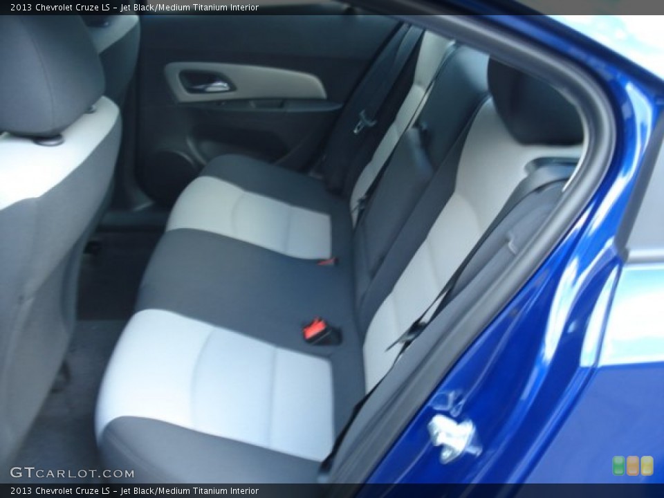 Jet Black/Medium Titanium Interior Rear Seat for the 2013 Chevrolet Cruze LS #69623755