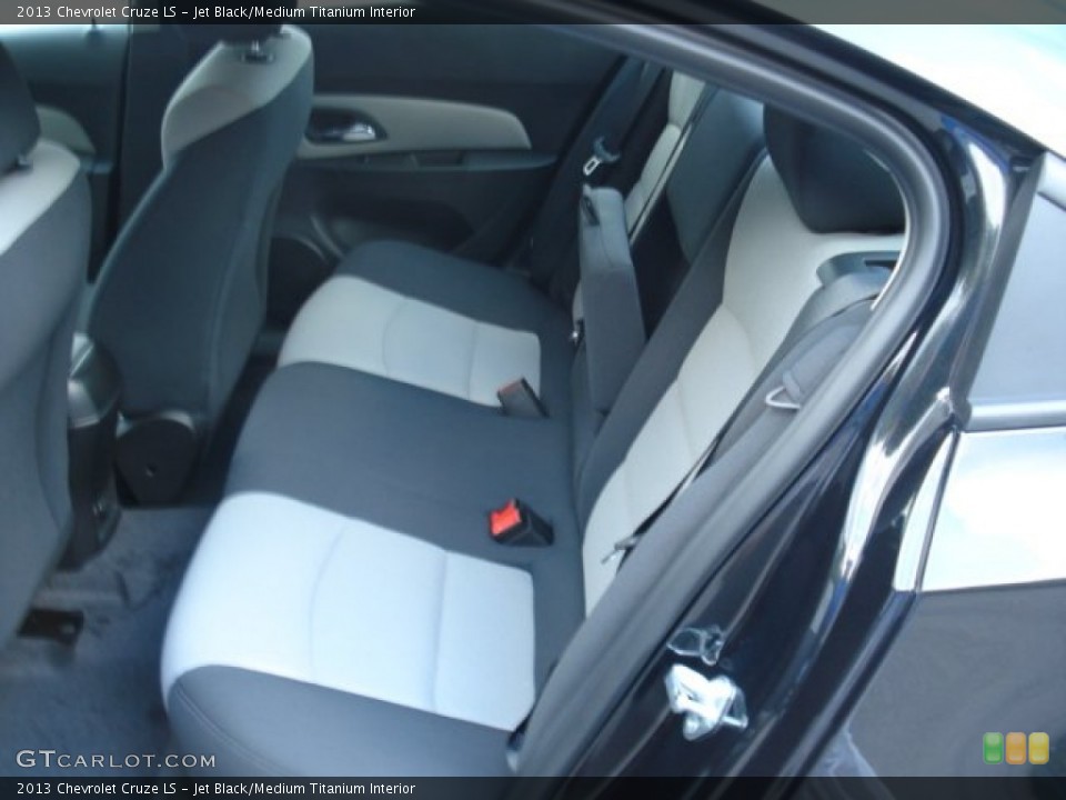 Jet Black/Medium Titanium Interior Rear Seat for the 2013 Chevrolet Cruze LS #69623938