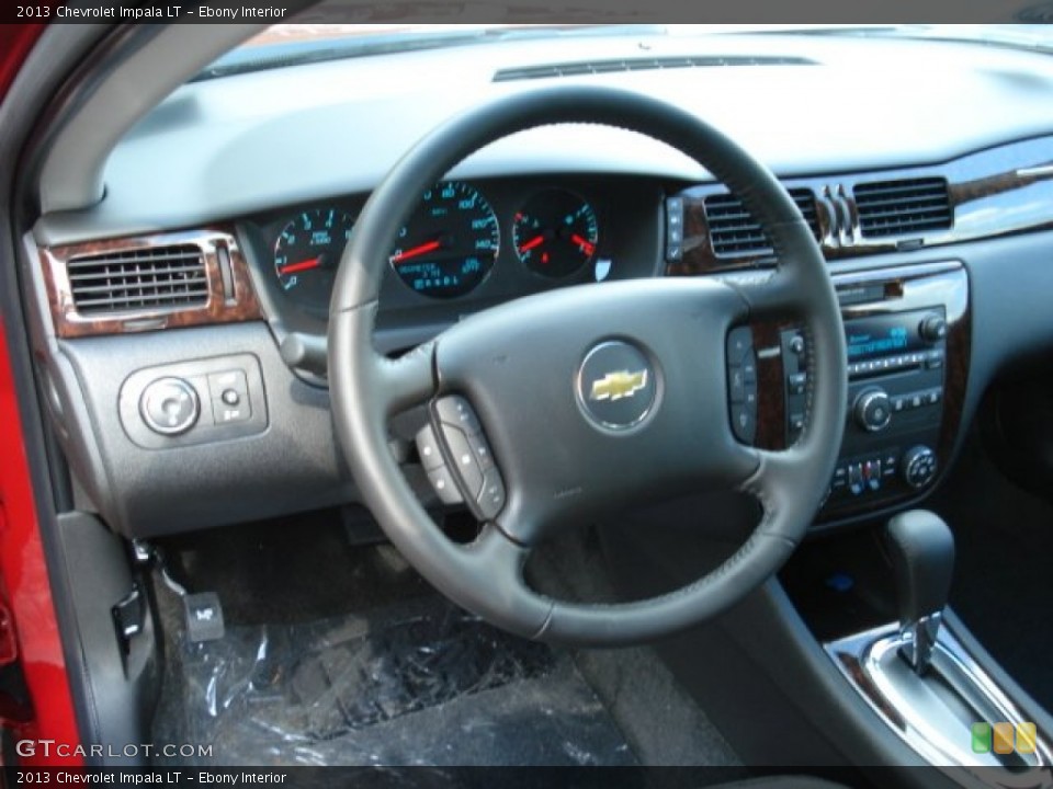 Ebony Interior Steering Wheel for the 2013 Chevrolet Impala LT #69624259