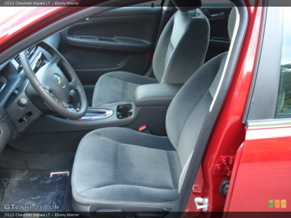 Ebony Interior Front Seat for the 2013 Chevrolet Impala LT #69624268