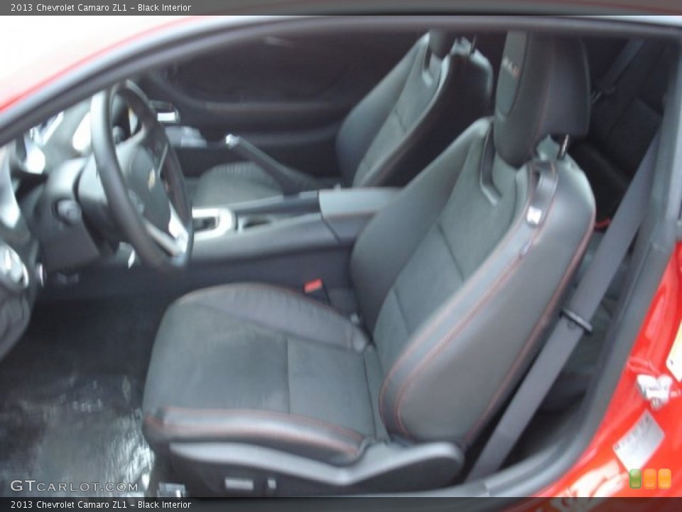 Black Interior Front Seat for the 2013 Chevrolet Camaro ZL1 #69624445