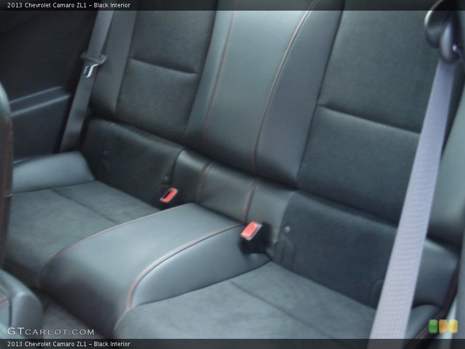 Black Interior Rear Seat for the 2013 Chevrolet Camaro ZL1 #69624460