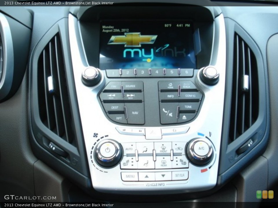 Brownstone/Jet Black Interior Controls for the 2013 Chevrolet Equinox LTZ AWD #69624664
