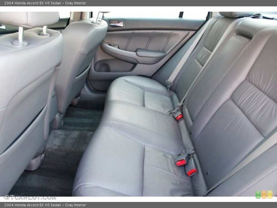 Gray Interior Rear Seat for the 2004 Honda Accord EX V6 Sedan #69626011