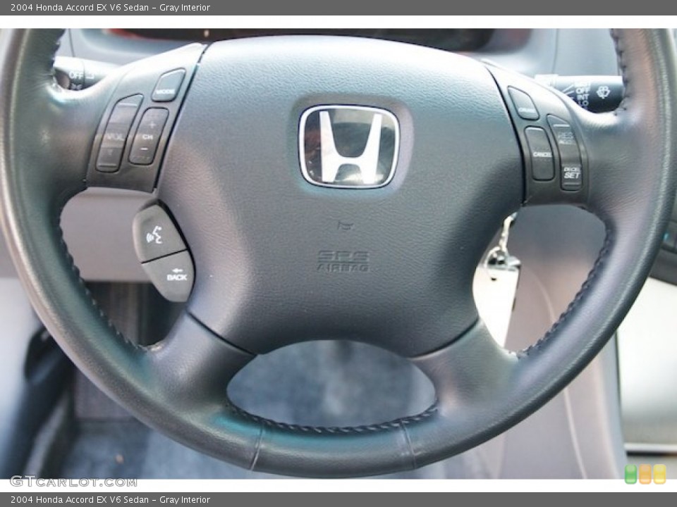 Gray Interior Steering Wheel for the 2004 Honda Accord EX V6 Sedan #69626071