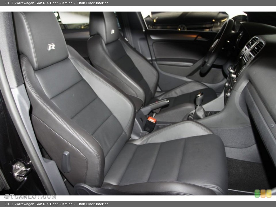 Titan Black Interior Front Seat for the 2013 Volkswagen Golf R 4 Door 4Motion #69626114