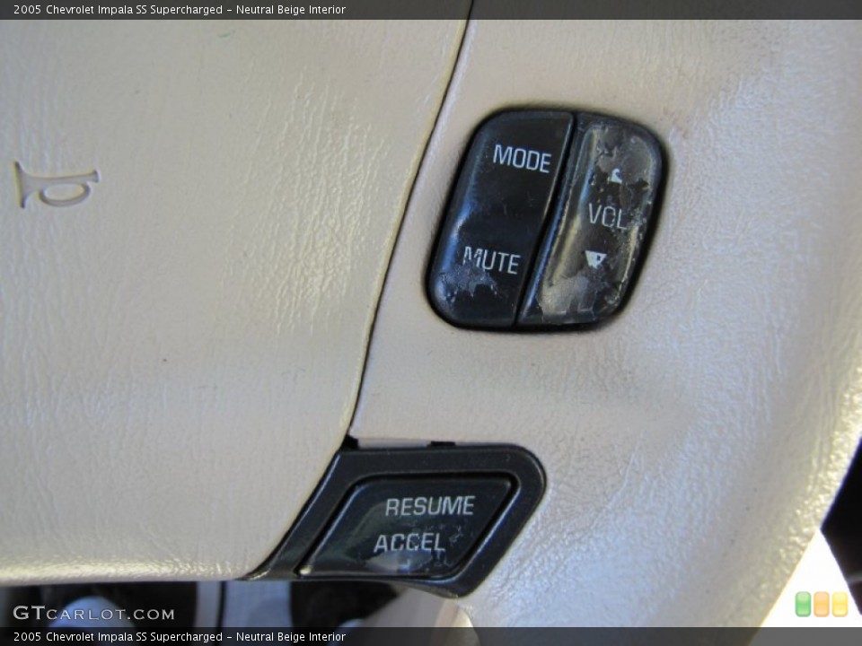Neutral Beige Interior Controls for the 2005 Chevrolet Impala SS Supercharged #69627688
