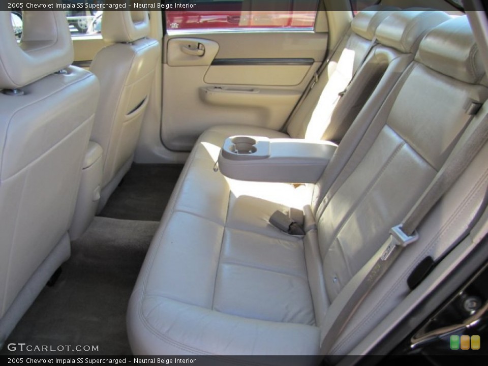 Neutral Beige Interior Rear Seat for the 2005 Chevrolet Impala SS Supercharged #69627802