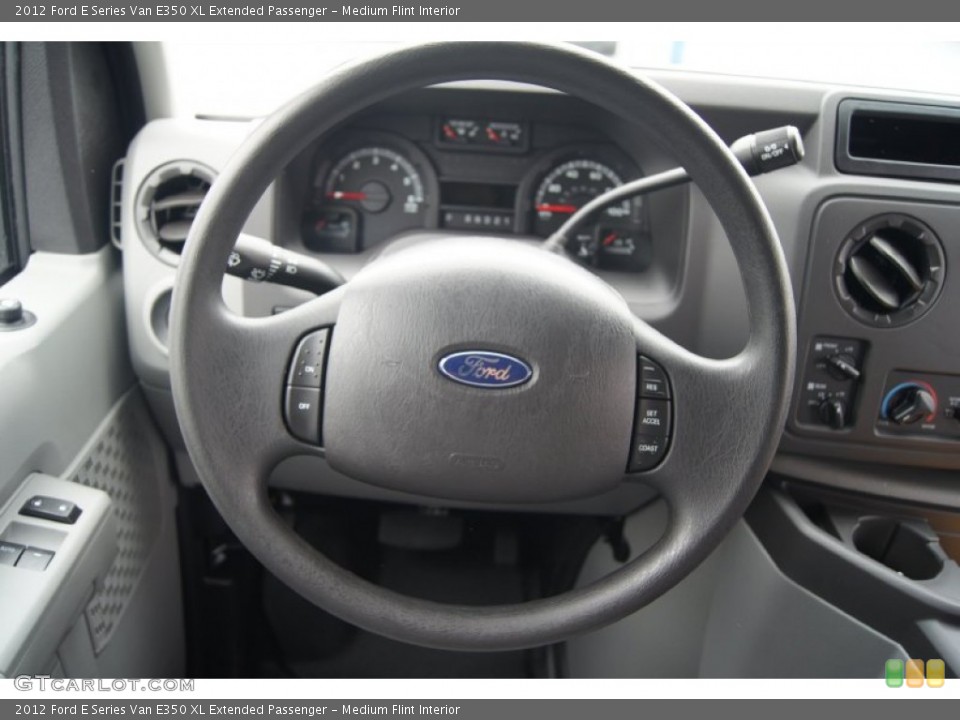 Medium Flint Interior Steering Wheel for the 2012 Ford E Series Van E350 XL Extended Passenger #69629500