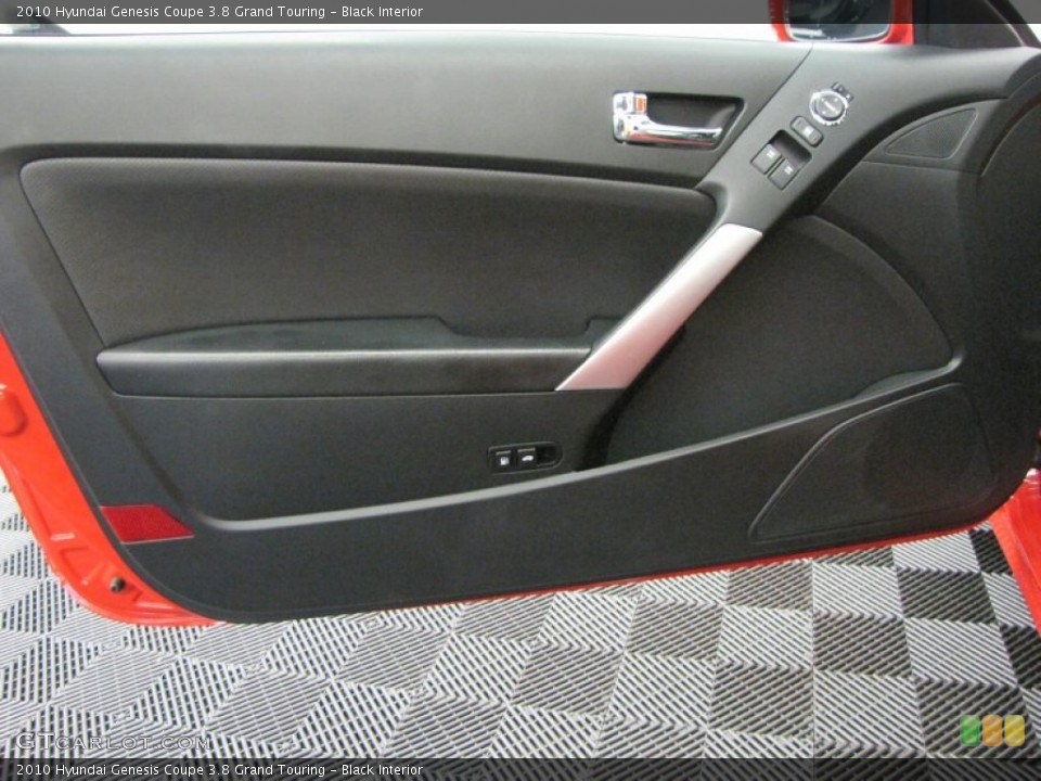 Black Interior Door Panel for the 2010 Hyundai Genesis Coupe 3.8 Grand Touring #69630419