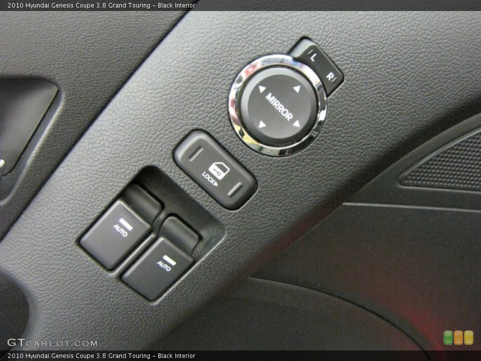 Black Interior Controls for the 2010 Hyundai Genesis Coupe 3.8 Grand Touring #69630442