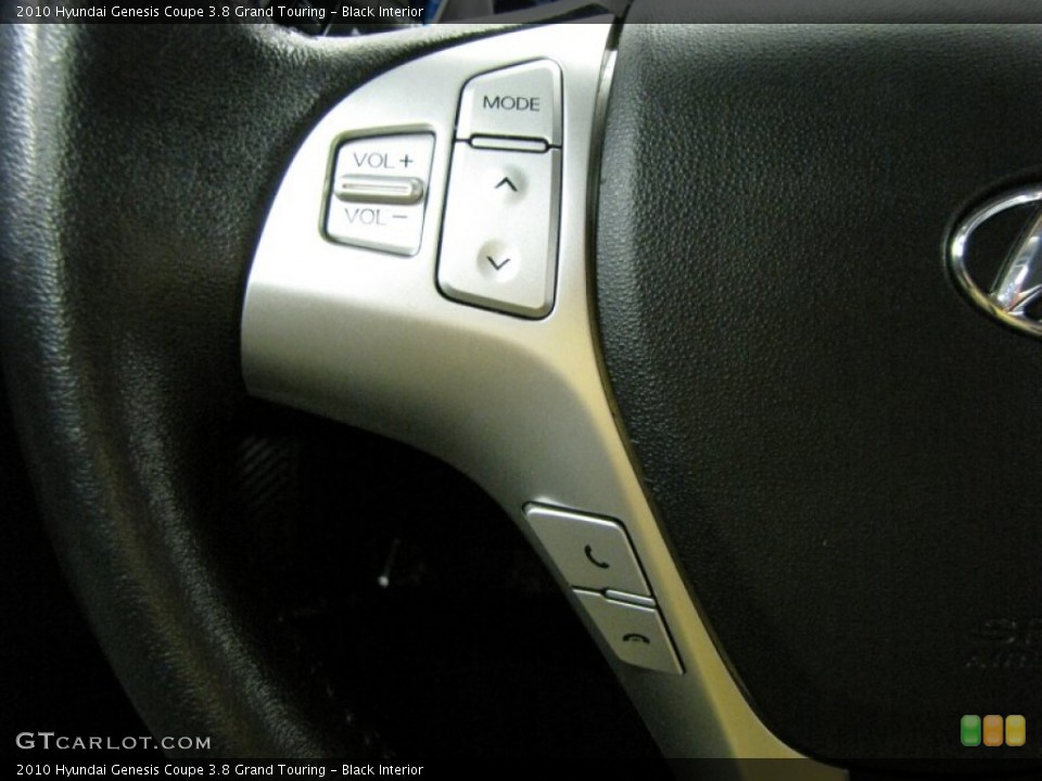 Black Interior Controls for the 2010 Hyundai Genesis Coupe 3.8 Grand Touring #69630469