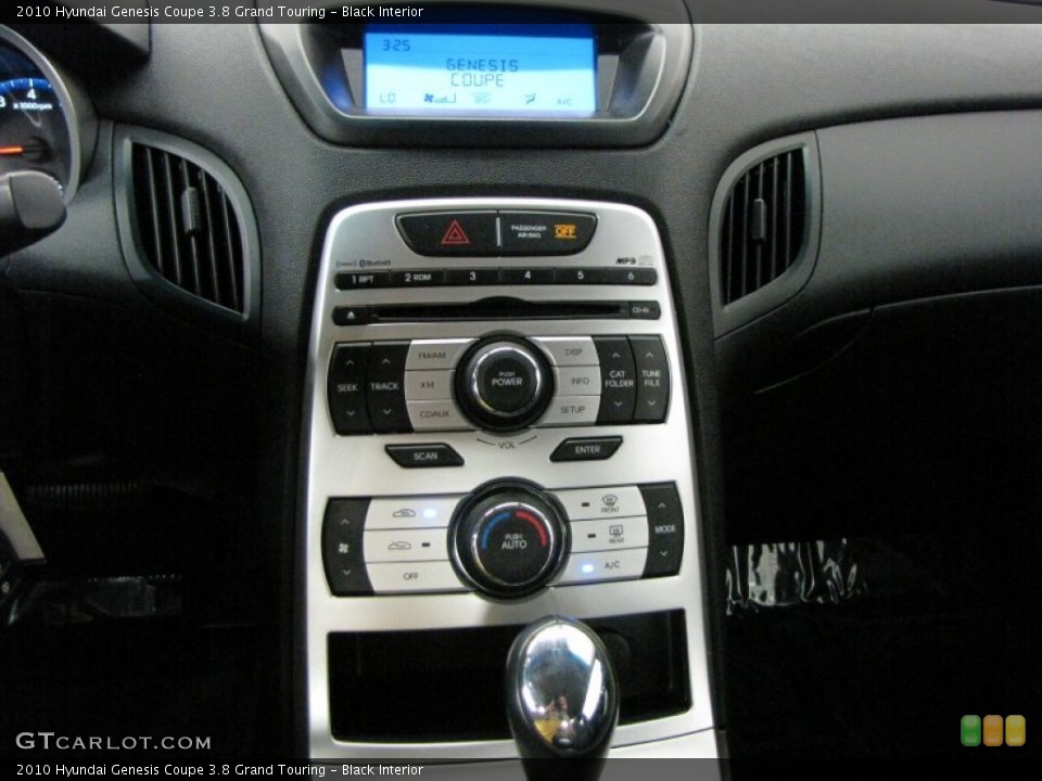 Black Interior Controls for the 2010 Hyundai Genesis Coupe 3.8 Grand Touring #69630529