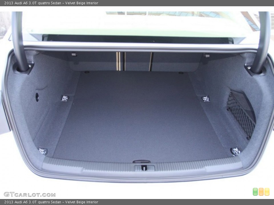 Velvet Beige Interior Trunk for the 2013 Audi A6 3.0T quattro Sedan #69630820