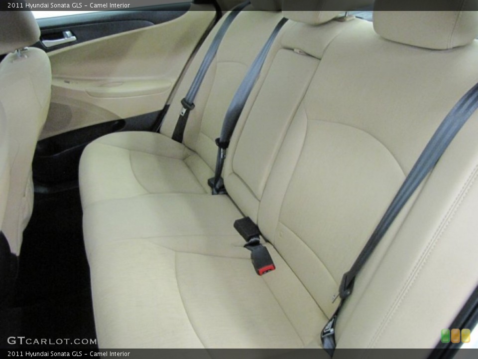 Camel Interior Rear Seat for the 2011 Hyundai Sonata GLS #69630985