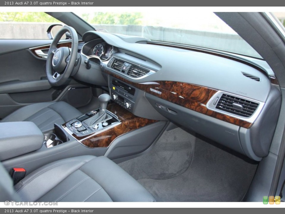 Black Interior Dashboard for the 2013 Audi A7 3.0T quattro Prestige #69632017