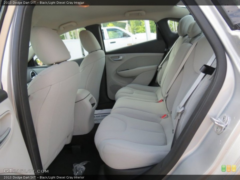 Black/Light Diesel Gray Interior Rear Seat for the 2013 Dodge Dart SXT #69632041