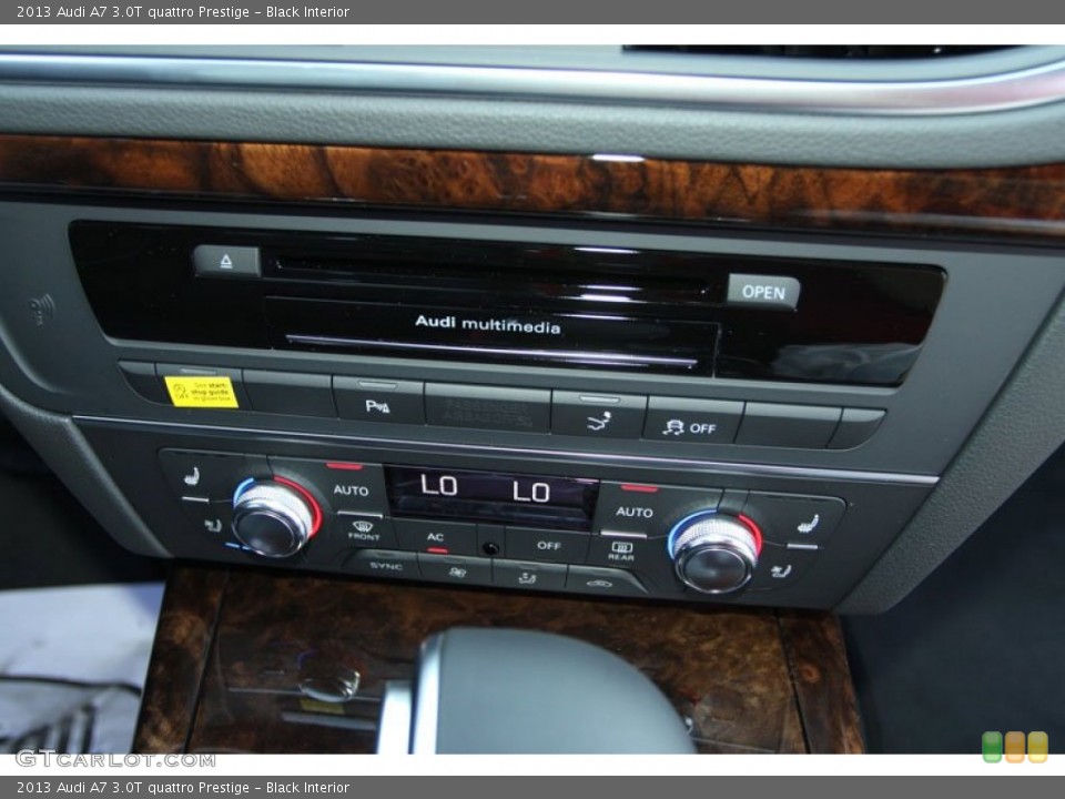 Black Interior Controls for the 2013 Audi A7 3.0T quattro Prestige #69632044