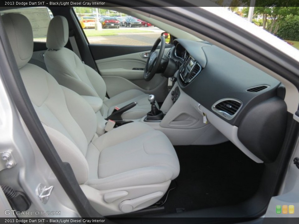 Black/Light Diesel Gray Interior Photo for the 2013 Dodge Dart SXT #69632059