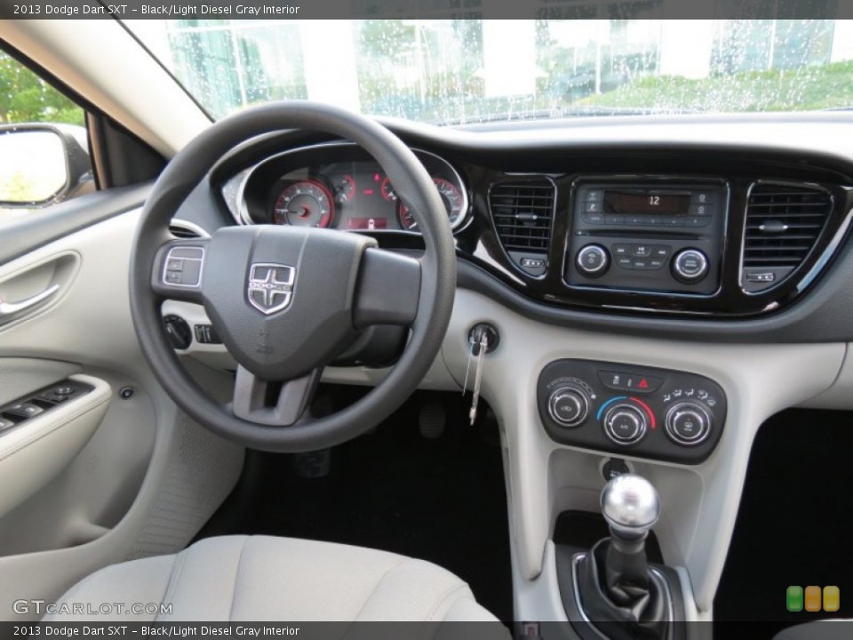 Black/Light Diesel Gray Interior Dashboard for the 2013 Dodge Dart SXT #69632068