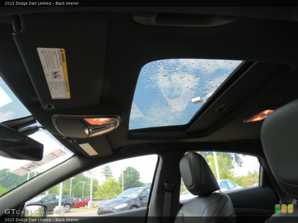 Black Interior Sunroof for the 2013 Dodge Dart Limited #69632161