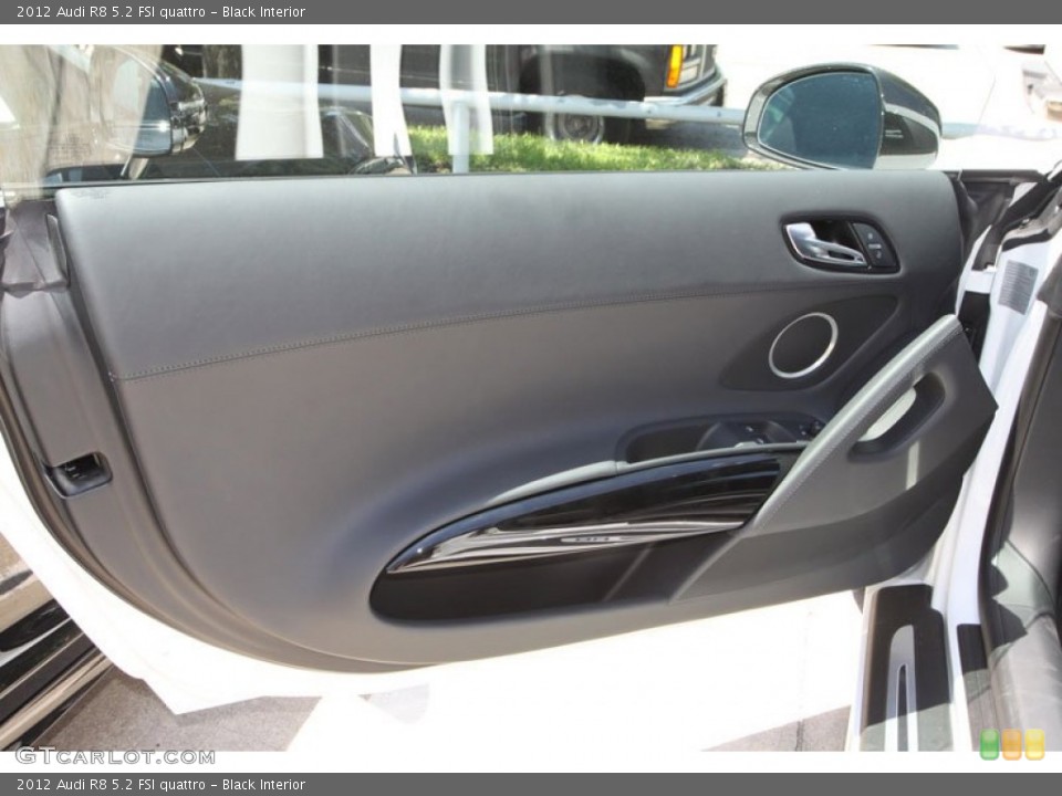 Black Interior Door Panel for the 2012 Audi R8 5.2 FSI quattro #69632430