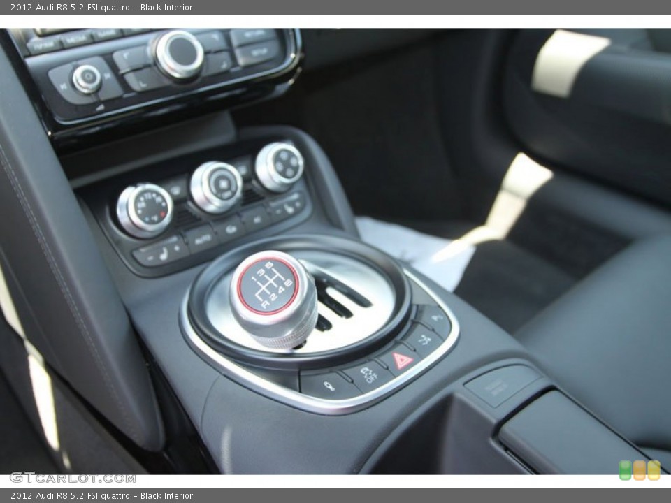 Black Interior Transmission for the 2012 Audi R8 5.2 FSI quattro #69632473