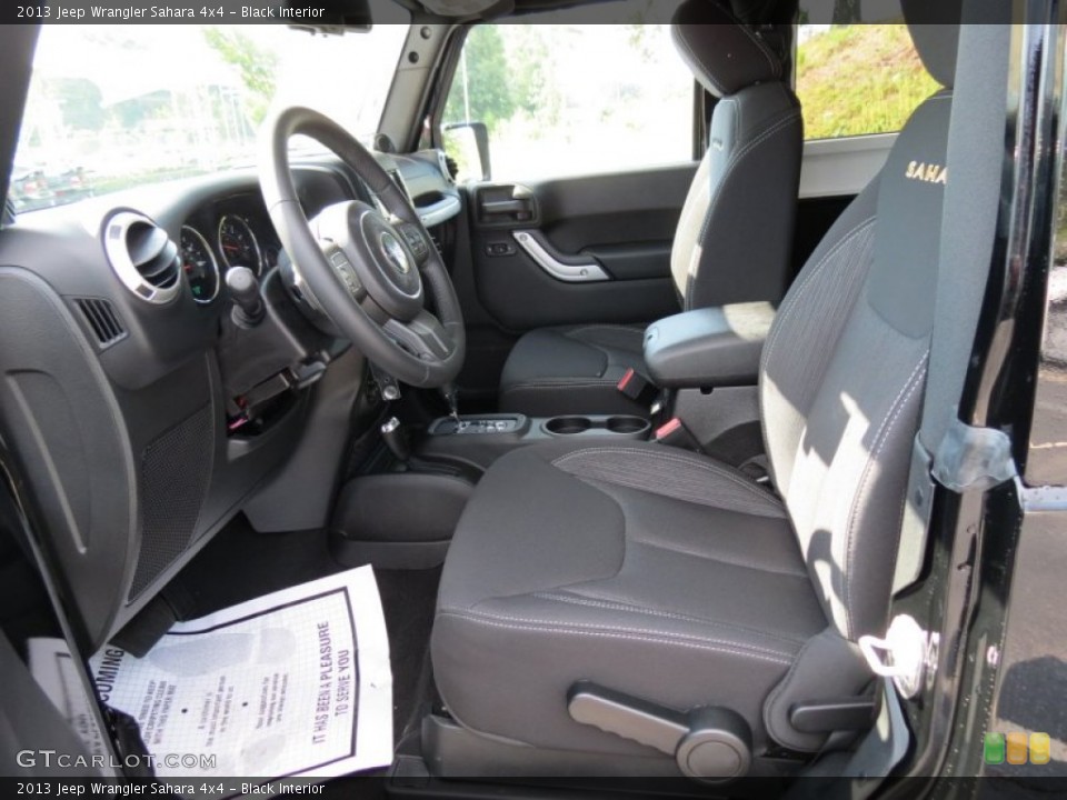 Black Interior Photo for the 2013 Jeep Wrangler Sahara 4x4 #69632806