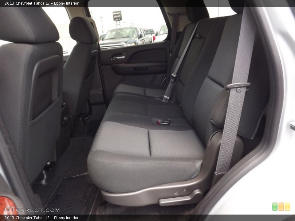 Ebony Interior Rear Seat for the 2013 Chevrolet Tahoe LS #69634723